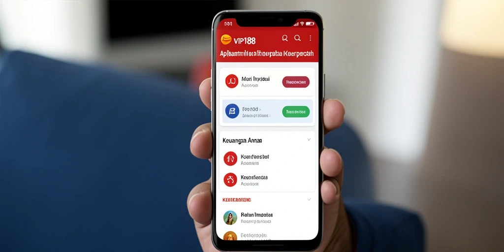 Tampilan antarmuka VIP188 yang memudahkan pengguna dalam berinvestasi.