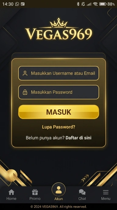 Masuk ke Akun Vegas969 Anda dengan Mudah